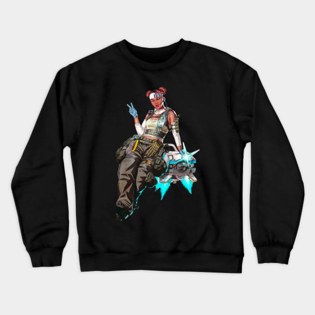 Apex Legends Lifeline Crewneck Sweatshirt by Paul Draw